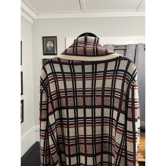 Moon Collection Anthropologie Aztec Western Knit Cardigan Sweater Tribal Boho M - Picture 3 of 9